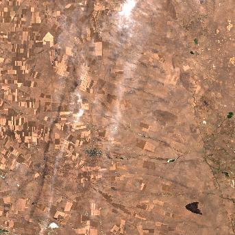 Sentinel-2 satellite image of the area on 10 Oct 2026, 7 days before this event