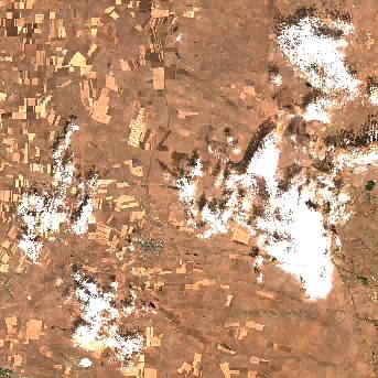 Sentinel-2 satellite image of the area on 5 Sep 2026, the day before this event