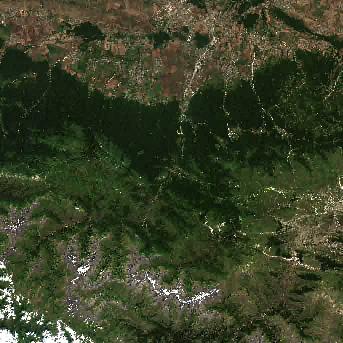 Sentinel-2 satellite image of the area on 12 Sep 2026, 5 days after this event
