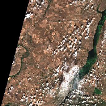Sentinel-2 satellite image of the area on 20 Sep 2026, 5 days after this event