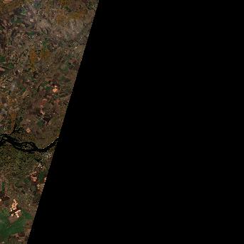 Sentinel-2 satellite image of the area on 13 Oct 2026, 6 days after this event