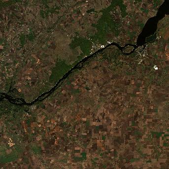 Sentinel-2 satellite image of the area on 5 Oct 2026, 2 days before this event
