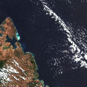 Sentinel-2 satellite image of the area on 11 Sep 2026, the day before this event