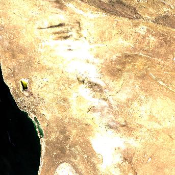 Sentinel-2 satellite image of the area on 28 Sep 2026, the day before this event