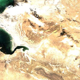Sentinel-2 satellite image of the area on 1 Oct 2026, the day before this event