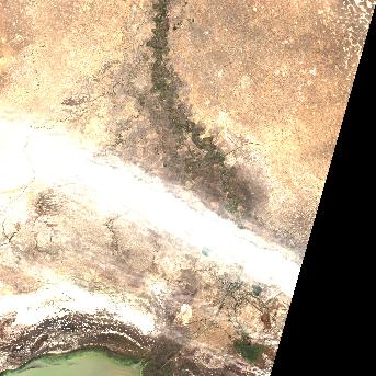 Sentinel-2 satellite image of the area on 24 Sep 2026, the same day, before the event was reported