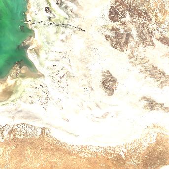 Sentinel-2 satellite image of the area on 1 Oct 2026, the day before this event