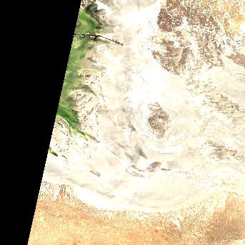 Sentinel-2 satellite image of the area on 15 Sep 2026, the same day, before the event was reported
