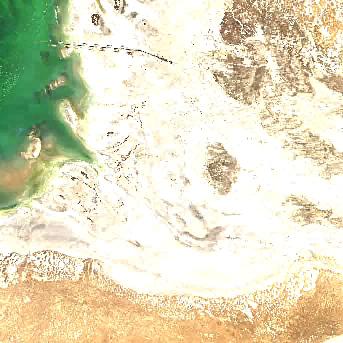 Sentinel-2 satellite image of the area on 6 Sep 2026, the day before this event