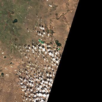 Sentinel-2 satellite image of the area on 27 Sep 2026, the day after this event