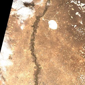 Sentinel-2 satellite image of the area on 18 Oct 2026, 5 days after this event