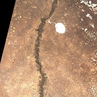Sentinel-2 satellite image of the area on 11 Oct 2026, 6 days after this event