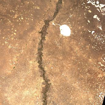 Sentinel-2 satellite image of the area on 19 Oct 2026, the same day, before the event was reported