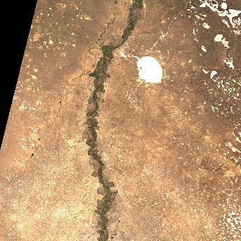 Sentinel-2 satellite image of the area on 28 Sep 2026, 3 days after this event