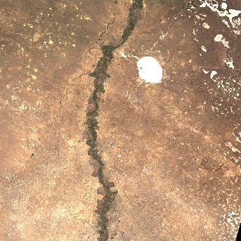 Sentinel-2 satellite image of the area on 24 Sep 2026, the day before this event