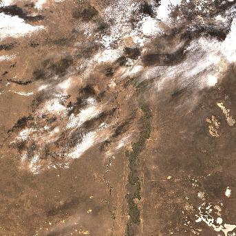 Sentinel-2 satellite image of the area on 11 Oct 2026, the same day, before the event was reported