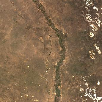 Sentinel-2 satellite image of the area on 29 Sep 2026, the day after this event