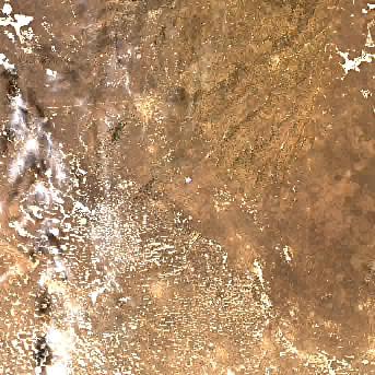 Sentinel-2 satellite image of the area on 6 Sep 2026, the day before this event