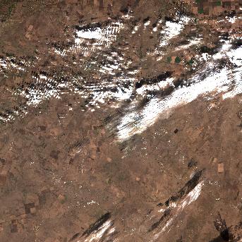Sentinel-2 satellite image of the area on 11 Oct 2026, the day before this event