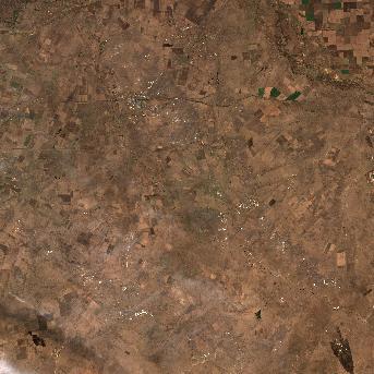 Sentinel-2 satellite image of the area on 16 Oct 2026, the same day, before the event was reported
