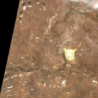 Sentinel-2 satellite image of the area on 15 Sep 2026, the same day, before the event was reported