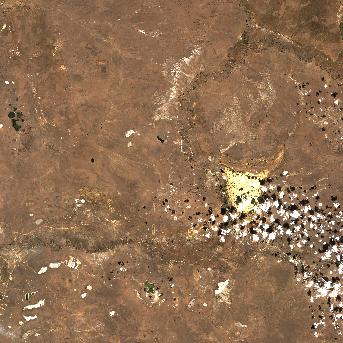 Sentinel-2 satellite image of the area on 26 Sep 2026, the day before this event