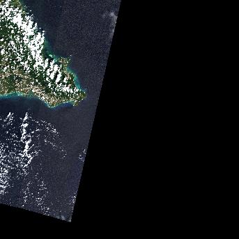 Sentinel-2 satellite image of the area on 9 Oct 2026, the day after this event