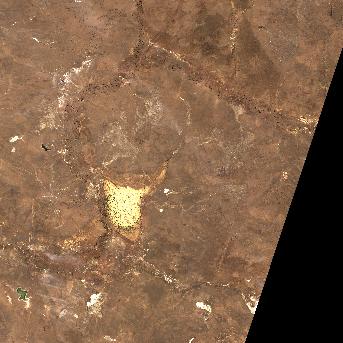 Sentinel-2 satellite image of the area on 16 Oct 2026, the day after this event