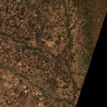 Sentinel-2 satellite image of the area on 28 Sep 2026, the day before this event