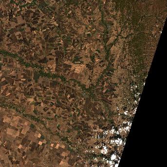 Sentinel-2 satellite image of the area on 26 Sep 2026, the day before this event
