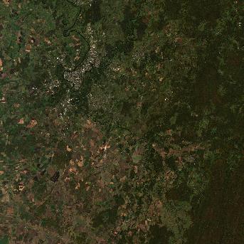 Sentinel-2 satellite image of the area on 26 Sep 2026, the day after this event
