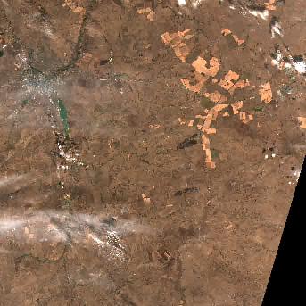 Sentinel-2 satellite image of the area on 15 Sep 2026, the same day, before the event was reported