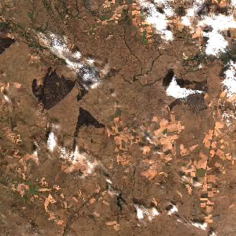 Sentinel-2 satellite image of the area on 15 Sep 2026, the same day, before the event was reported