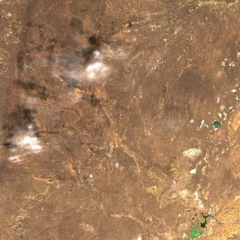 Sentinel-2 satellite image of the area on 30 Sep 2026, the day after this event