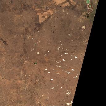 Sentinel-2 satellite image of the area on 12 Oct 2026, the day before this event