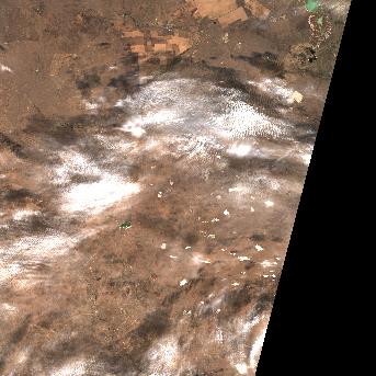 Sentinel-2 satellite image of the area on 22 Sep 2026, the same day, before the event was reported