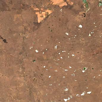 Sentinel-2 satellite image of the area on 7 Sep 2026, the same day, before the event was reported