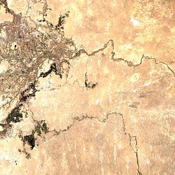 Sentinel-2 satellite image of the area on 9 Oct 2026, 5 days after this event