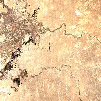 Sentinel-2 satellite image of the area on 19 Oct 2026, the same day, before the event was reported