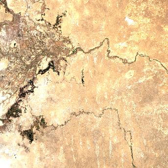 Sentinel-2 satellite image of the area on 14 Oct 2026, the day before this event