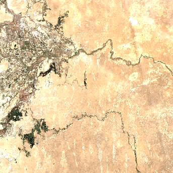 Sentinel-2 satellite image of the area on 16 Sep 2026, the day after this event