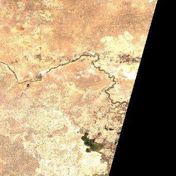 Sentinel-2 satellite image of the area on 9 Oct 2026, 4 days after this event