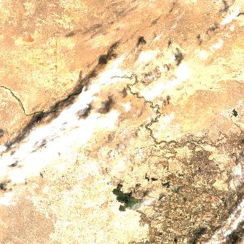 Sentinel-2 satellite image of the area on 1 Oct 2026, 4 days before this event