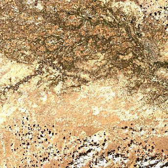 Sentinel-2 satellite image of the area on 6 Oct 2026, the same day, before the event was reported