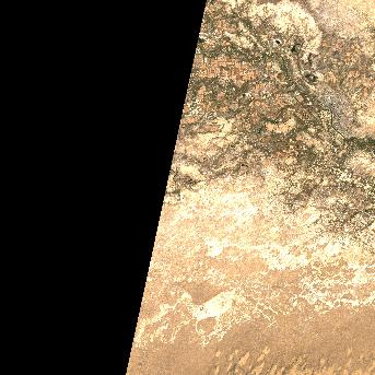 Sentinel-2 satellite image of the area on 8 Oct 2026, 3 days before this event
