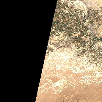 Sentinel-2 satellite image of the area on 13 Sep 2026, the day before this event