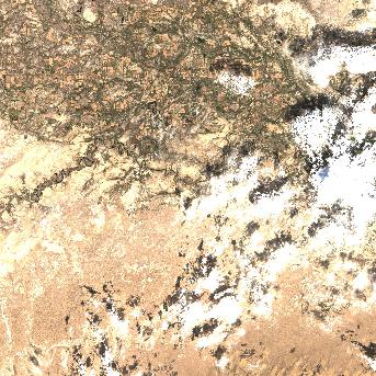 Sentinel-2 satellite image of the area on 26 Sep 2026, the day before this event