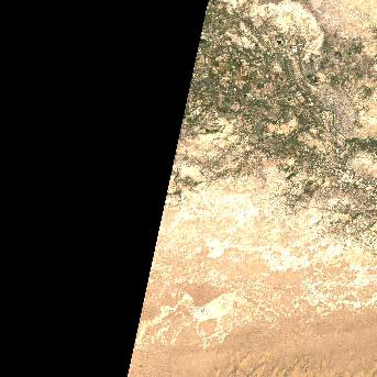 Sentinel-2 satellite image of the area on 8 Sep 2026, the same day, before the event was reported
