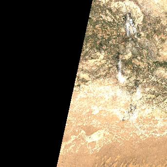 Sentinel-2 satellite image of the area on 18 Sep 2026, the same day, before the event was reported