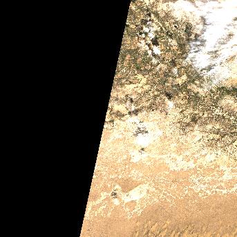 Sentinel-2 satellite image of the area on 28 Sep 2026, the same day, before the event was reported
